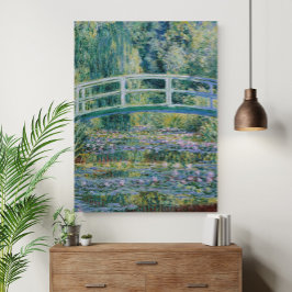 Claude Monet Waterlelies en Japanse Brug Poster