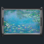 Claude Monet. Waterlelies. Frans impressionisme Dienblad<br><div class="desc">Claude Monet "Water Lilies",  die een dienblad servert.</div>