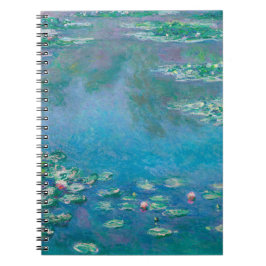 Claude Monet. Waterlelies. Frans impressionisme Notitieboek