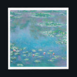 Claude Monet. Waterlelies. Frans impressionisme Servet<br><div class="desc">Claude Monet "Waterlelies" servet.</div>