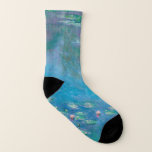 Claude Monet. Waterlelies. Frans impressionisme Sokken<br><div class="desc">Claude Monet "Waterlelies" sokken.</div>