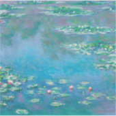 Claude Monet. Waterlelies. Frans impressionisme Sticker (Voorkant)