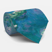 Claude Monet. Waterlelies. Frans impressionisme Stropdas (Opgerold)