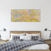 Claude Monet - Waterlelies (geel Nirvana) Canvas Afdruk (Insitu (Slaapkamer))