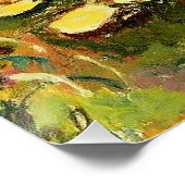 Claude Monet - Waterlelies, Geel, Perfect Poster (Hoek)
