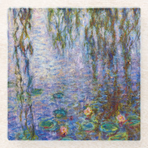 Claude Monet - Waterlelies Glazen Onderzetter