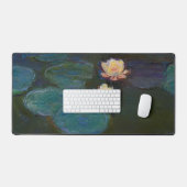 Claude Monet Waterlelies Impressionistisch oliever Bureaumat (Keyboard & Muis)