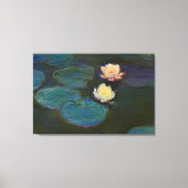 Claude Monet Waterlelies Impressionistisch oliever Canvas Afdruk (Voorkant)