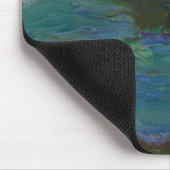 Claude Monet Waterlelies Impressionistisch oliever Muismat (Hoek)