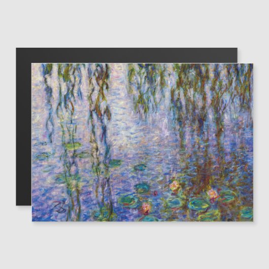 Claude Monet - Waterlelies Magnetische Kaart (Voorkant / Achterkant)