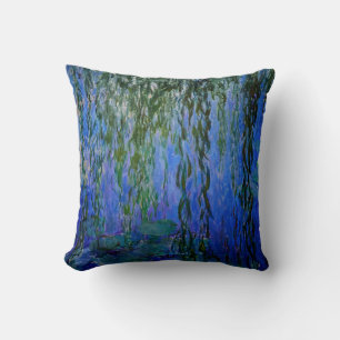 Claude Monet - Waterlelies met treurwilg Kussen