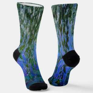 Claude Monet - Waterlelies met treurwilg Sokken