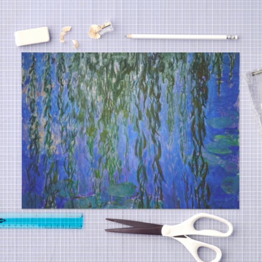 Claude Monet - Waterlelies met treurwilg Tissuepapier (Craft)