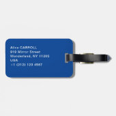 Claude Monet - Waterlelies / Nympheas 1919 Bagagelabel (Achterkant horizontaal)