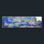 Claude Monet - Waterlelies / Nympheas 1919 Bumpersticker<br><div class="desc">Waterlelies / Nympheas (W.1852) - Claude Monet,  Olieverf op doek,  1916-1919</div>