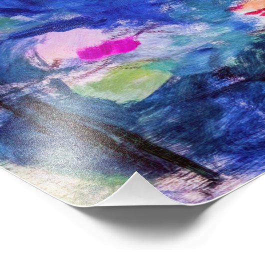 Claude Monet - Waterlelies / Nympheas 1919 Foto Afdruk (Hoek)