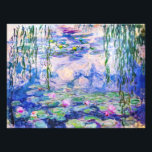 Claude Monet - Waterlelies / Nympheas 1919 Foto Afdruk<br><div class="desc">Waterlelies / Nympheas (W.1852) - Claude Monet,  Olieverf op doek,  1916-1919</div>