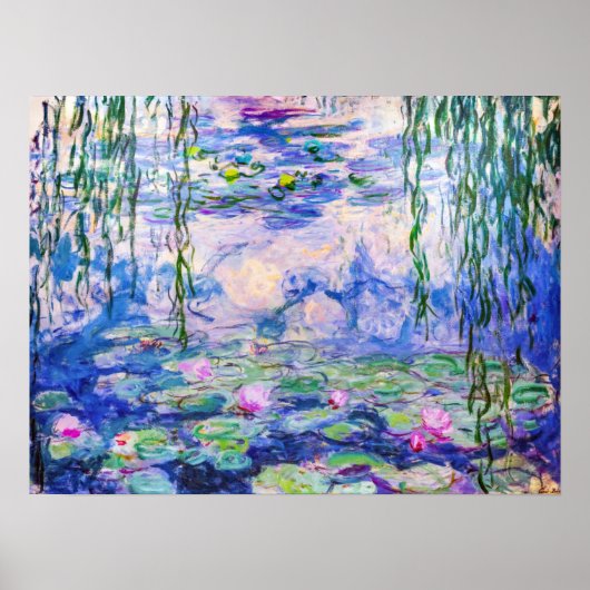 Claude Monet - Waterlelies / Nympheas 1919 Poster (Voorkant)