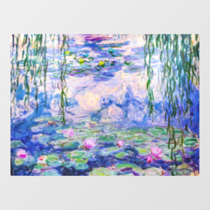 Claude Monet - Waterlelies / Nympheas 1919 Raamsticker
