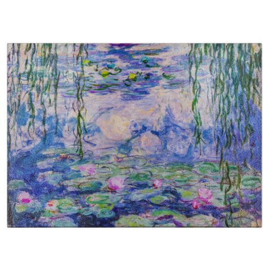 Claude Monet - Waterlelies / Nympheas 1919 Snijplank (Voorkant)