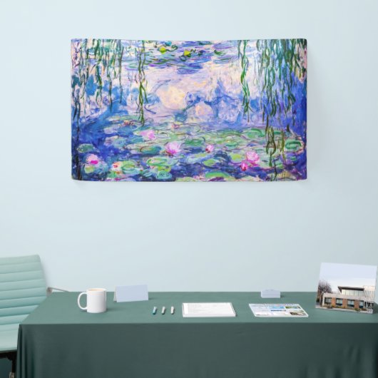 Claude Monet - Waterlelies / Nympheas 1919 Spandoek (Beurs)