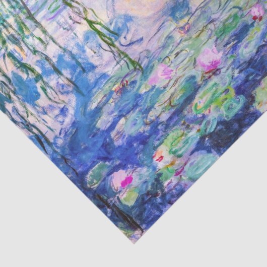 Claude Monet - Waterlelies / Nympheas 1919 Tissuepapier (Detail)