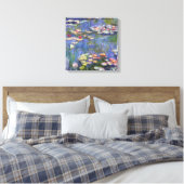 Claude Monet - Waterlelies / Nympheas Canvas Afdruk (Insitu (Slaapkamer))