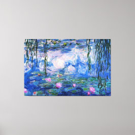 Claude Monet - Waterlelies Nympheas Canvas Afdruk