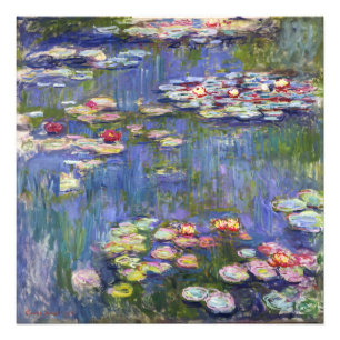 Claude Monet - Waterlelies / Nympheas Foto Afdruk