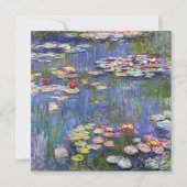 Claude Monet - Waterlelies / Nympheas Kaart (Voorkant)