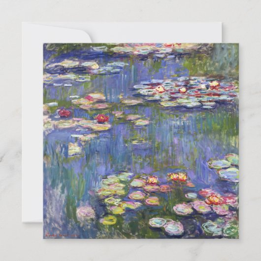 Claude Monet - Waterlelies / Nympheas Kaart (Voorkant)