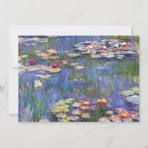 Claude Monet - Waterlelies / Nympheas Kaart