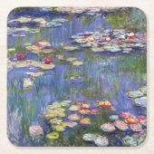 Claude Monet - Waterlelies / Nympheas Kartonnen Onderzetters (Voorkant)