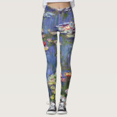 Claude Monet - Waterlelies / Nympheas Leggings (Voorkant)