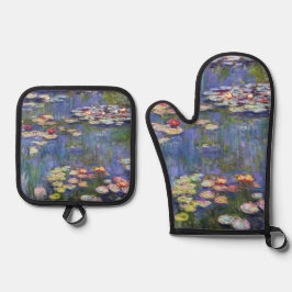 Claude Monet - Waterlelies / Nympheas Ovenwant & Pannenlap Set