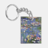 Claude Monet - Waterlelies / Nympheas Sleutelhanger (Voorkant Links)
