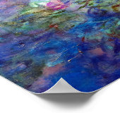 Claude Monet - Waterlelies Poster (Hoek)