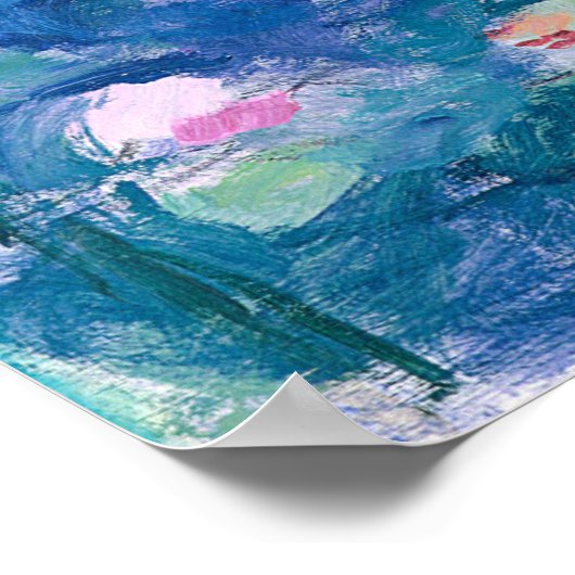CLAUDE MONET-waterlelies Poster (Hoek)