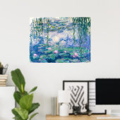 CLAUDE MONET-waterlelies Poster (Thuiskantoor)