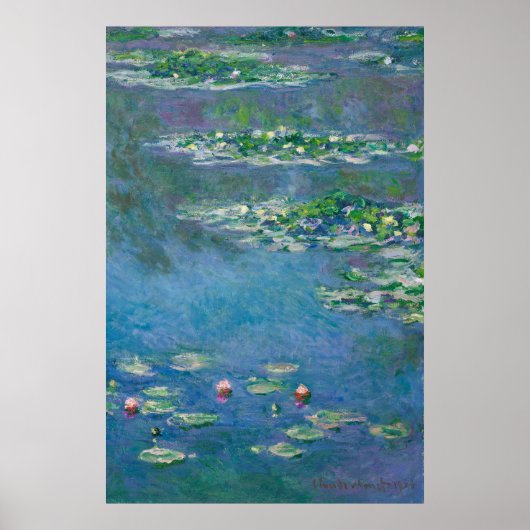 Claude Monet, Waterlelies Poster (Voorkant)