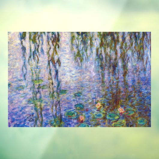 Claude Monet - Waterlelies Raamsticker (Vel 3)