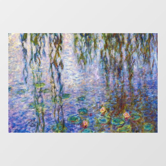 Claude Monet - Waterlelies Raamsticker (Vel)