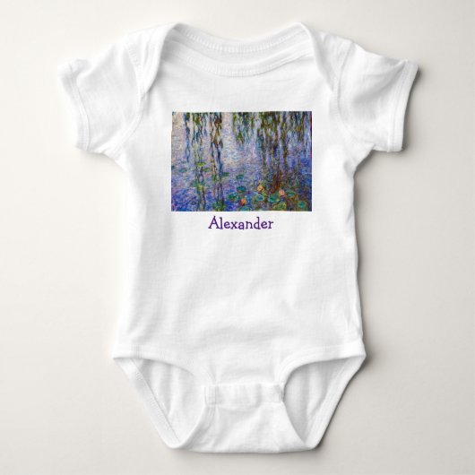 Claude Monet - Waterlelies Romper (Voorkant)