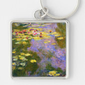 Claude Monet Waterlelies Sleutelhanger (Voorkant)