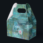 Claude Monet Waterlelies Trouwen Bedankdoosjes<br><div class="desc">Huwelijksgunstboxen met Claude Monet Waterlelies schilderij.</div>