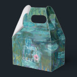 Claude Monet Waterlelies Trouwen Bedankdoosjes<br><div class="desc">Huwelijksgunstboxen met Claude Monet Waterlelies schilderij.</div>