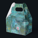 Claude Monet Waterlelies Trouwen Bedankdoosjes<br><div class="desc">Huwelijksgunstboxen met Claude Monet Waterlelies schilderij.</div>