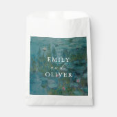 Claude Monet Waterlelies Trouwen Bedankzakje (Voorkant)