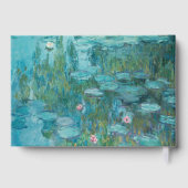 Claude Monet Waterlelies Trouwen Gastenboek (Achterkant)
