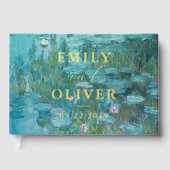 Claude Monet Waterlelies Trouwen Gastenboek (Voorkant)